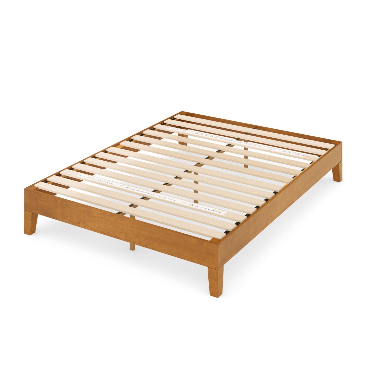 ZINUS Vivek Wood Platform Bed Frame with Headboard Queen