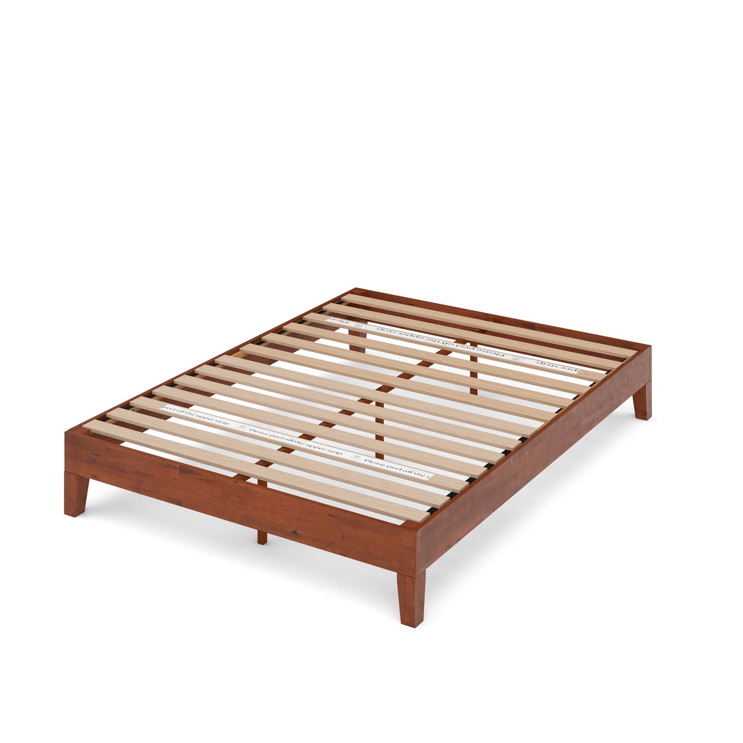 ZINUS Vivek Wood Platform Bed Frame with Headboard Queen