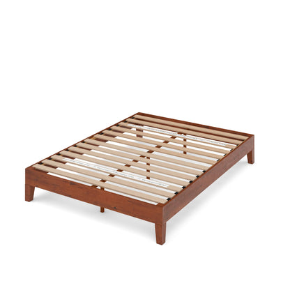 ZINUS Vivek Wood Platform Bed Frame with Headboard Queen