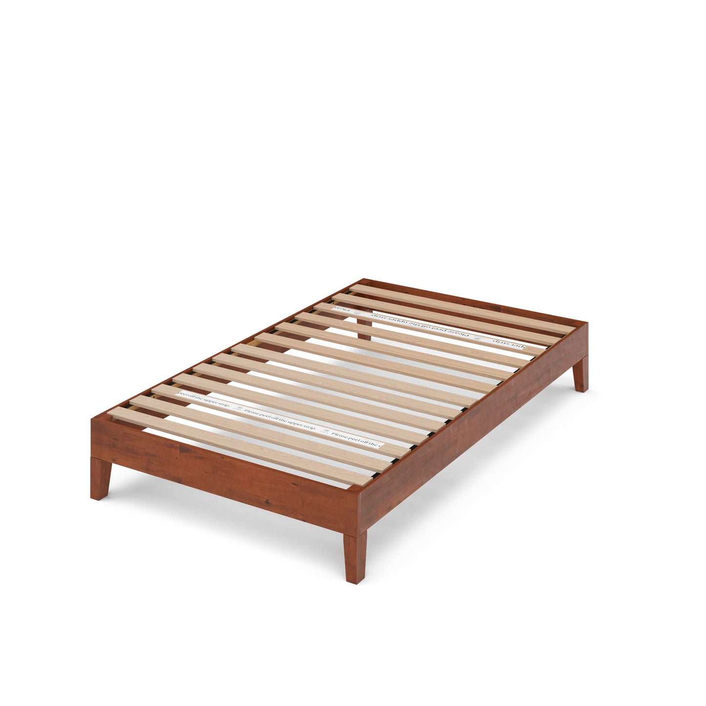 ZINUS Vivek Wood Platform Bed Frame with Headboard Queen