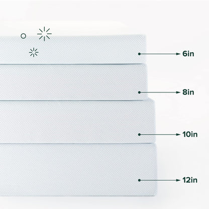 Zinus 8-Inch Twin Cooling Memory Foam Mattress – Green Tea & Fiberglass Free