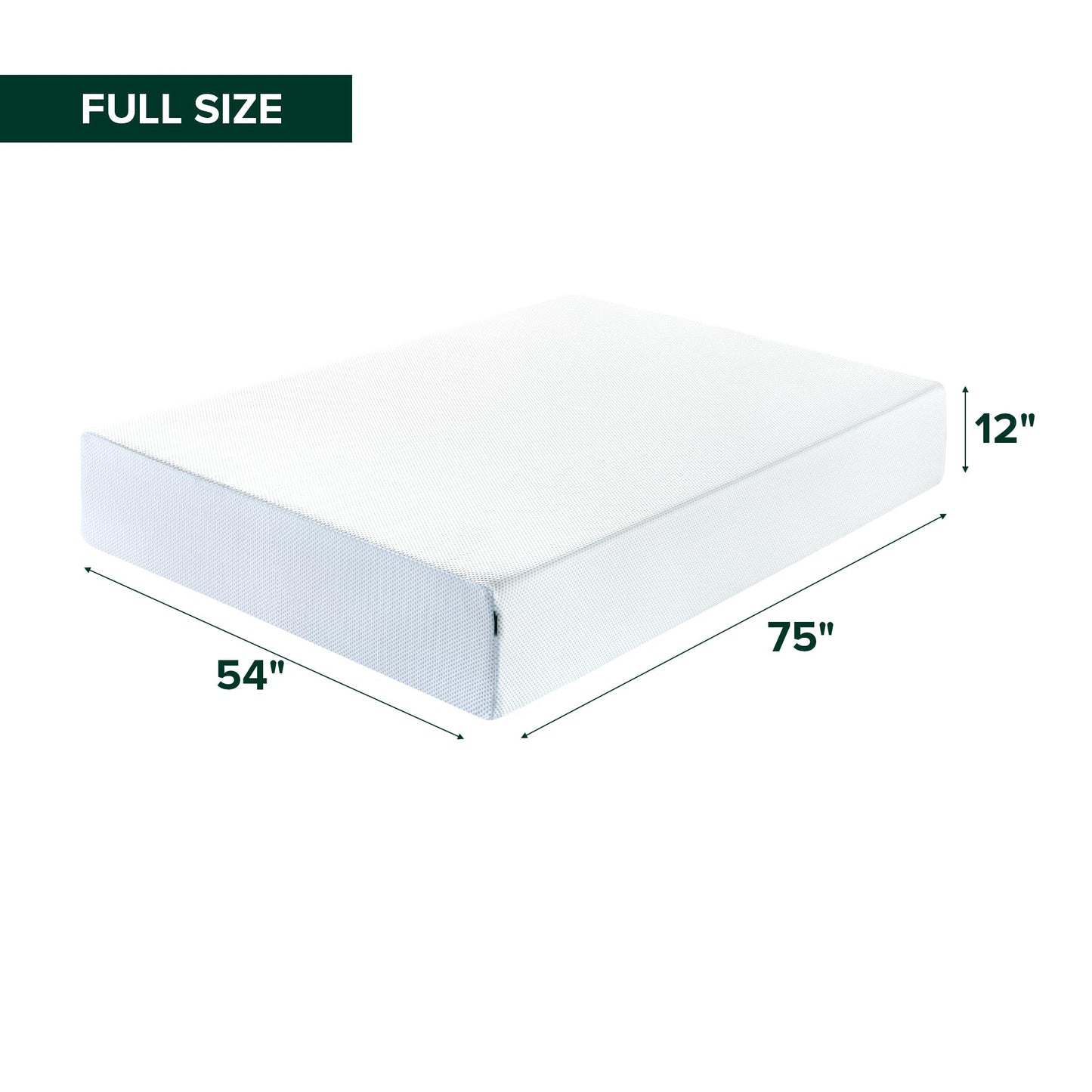 Zinus 8-Inch Twin Cooling Memory Foam Mattress – Green Tea & Fiberglass Free