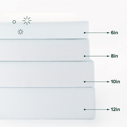Zinus 8-Inch Twin Cooling Memory Foam Mattress – Green Tea & Fiberglass Free