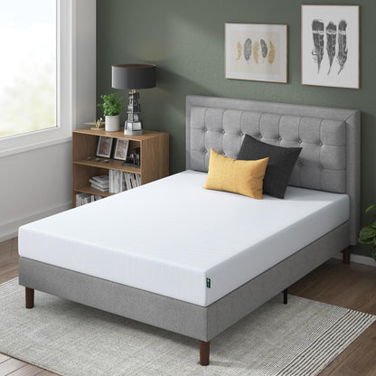 Zinus 8-Inch Twin Cooling Memory Foam Mattress – Green Tea & Fiberglass Free