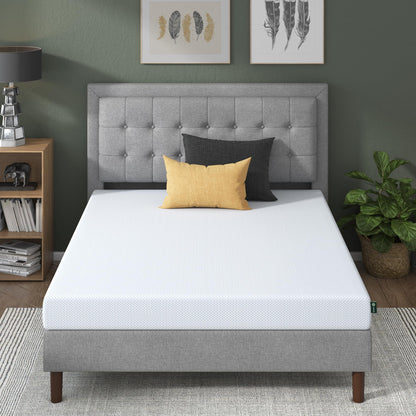 Zinus 8-Inch Twin Cooling Memory Foam Mattress – Green Tea & Fiberglass Free
