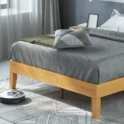 ZINUS Vivek Wood Platform Bed Frame with Headboard Queen