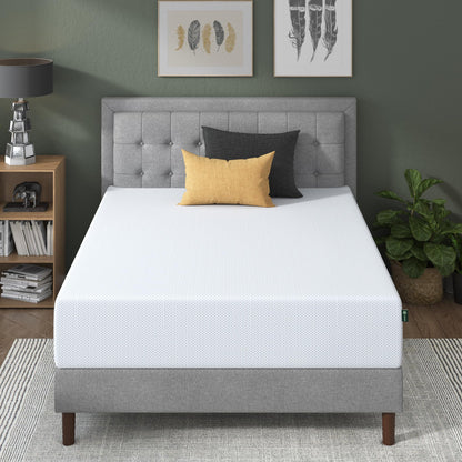 Zinus 8-Inch Twin Cooling Memory Foam Mattress – Green Tea & Fiberglass Free