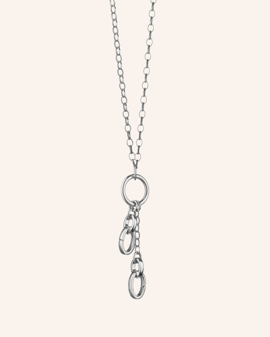 18" "Design Your Own" Short Charm Chain Necklace, 2 Charm Stations
